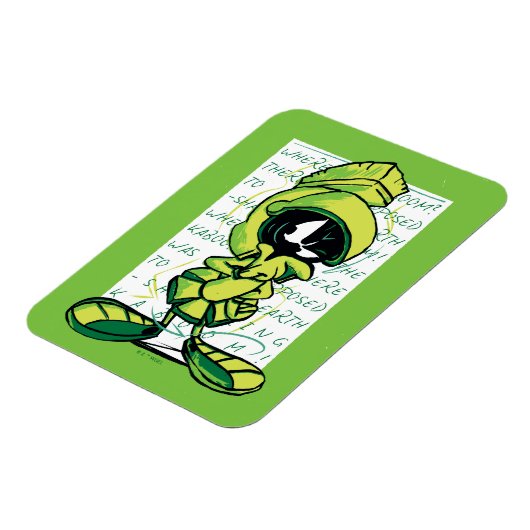 マーヴィンザマルティアン™引用文スケッチ マグネット (左側)