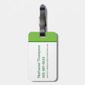 マーヴィンザマルティアン™引用文スケッチ ラゲッジタグ (裏面縦)