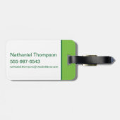 マーヴィンザマルティアン™引用文スケッチ ラゲッジタグ (裏面横)