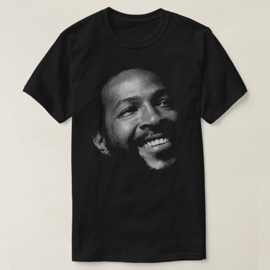 マーヴィン・ゲイ微笑1 Tシャツ (デザイン正面)