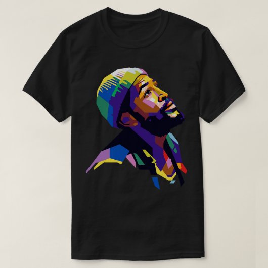 マーヴィン・ゲイ・ベースボールTシャツ Tシャツ (デザイン正面)
