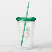 マーヴィン・ザ・マーチ™考えるズ アクリルタンブラー (裏面)