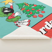 マーヴィン・ザ・マーティアン™がスターを木に置く シェルパブランケット (3/4)