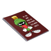 マーヴィン・ザ・マーティアン™の動揺 ノートブック (右側)