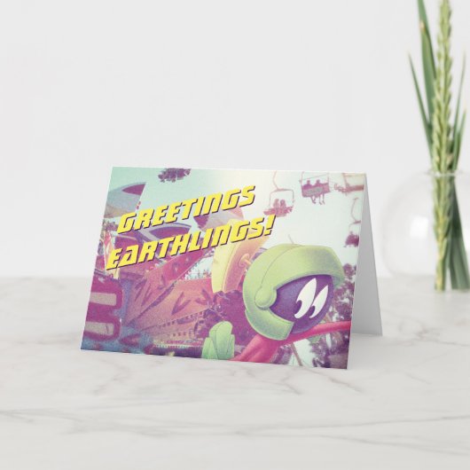 マーヴィン·ザ·マーティアン(T)休暇中 カード (正面)