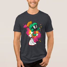 マーヴィン・ザ・火星™すぐ後に立つ トライブレンドTシャツ