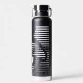 マーヴィン・ザ・火星™アイコストライプのン ウォーターボトル (背面)