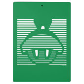 マーヴィン・ザ・火星™アイコストライプのン クリップボード (裏面)