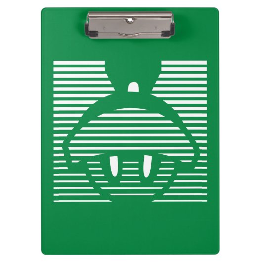 マーヴィン・ザ・火星™アイコストライプのン クリップボード (正面)