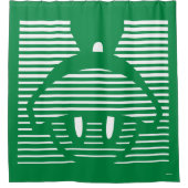 マーヴィン・ザ・火星™アイコストライプのン シャワーカーテン (正面)