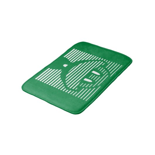 マーヴィン・ザ・火星™アイコストライプのン バスマット (アングル)