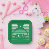 マーヴィン・ザ・火星™アイコストライプのン ペーパープレート (パーティー)