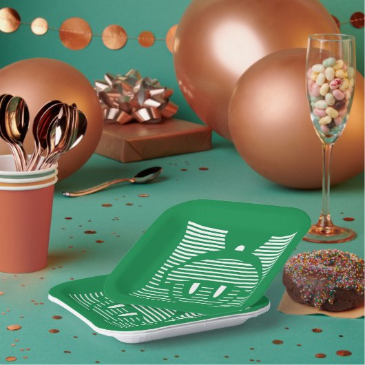 マーヴィン・ザ・火星™アイコストライプのン ペーパープレート (複数)