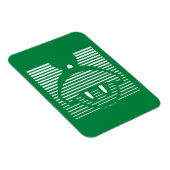 マーヴィン・ザ・火星™アイコストライプのン マグネット (右側)