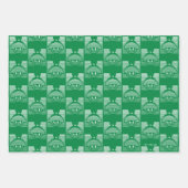 マーヴィン・ザ・火星™アイコストライプのン ラッピングペーパーシート (正面)