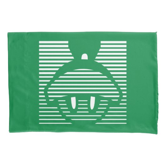 マーヴィン・ザ・火星™アイコストライプのン 枕カバー (正面)