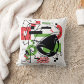 マーヴィン・ザ・火星™グリッチ クッション (ブランケット)