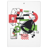 マーヴィン・ザ・火星™グリッチ クリップボード (裏面)