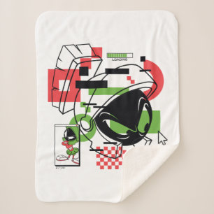 マーヴィン・ザ・火星™グリッチ シェルパブランケット