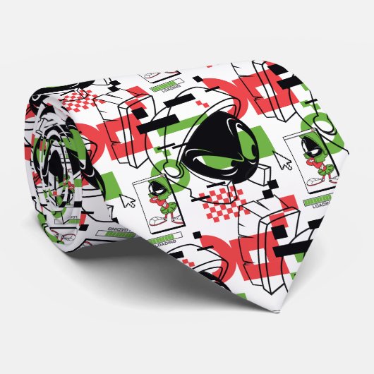 マーヴィン・ザ・火星™グリッチ ネクタイ (ロール)