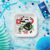 マーヴィン・ザ・火星™グリッチ ペーパープレート (パーティー)