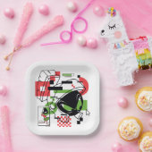 マーヴィン・ザ・火星™グリッチ ペーパープレート (パーティー)