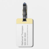 マーヴィン・ザ・火星™シュルグ ラゲッジタグ (裏面縦)