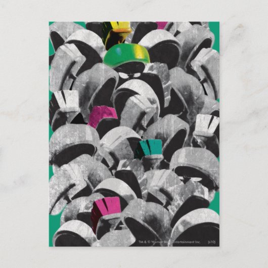 マーヴィン・ザ・火星™スタック ポストカード (正面)