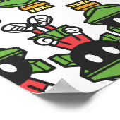 マーヴィン・ザ・火星™タイル模様 ポスター (角)