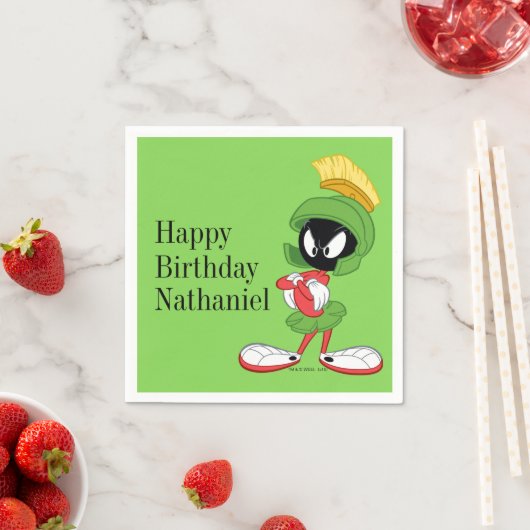 マーヴィン・ザ・火星™ |両腕を交差 スタンダードカクテルナプキン (インサイチュ)