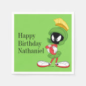 マーヴィン・ザ・火星™ |両腕を交差 スタンダードカクテルナプキン (正面)