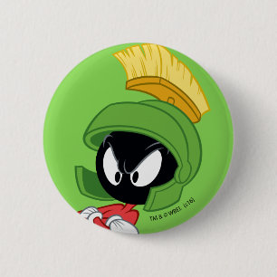マーヴィン・ザ・火星™ 両腕を交差 缶バッジ