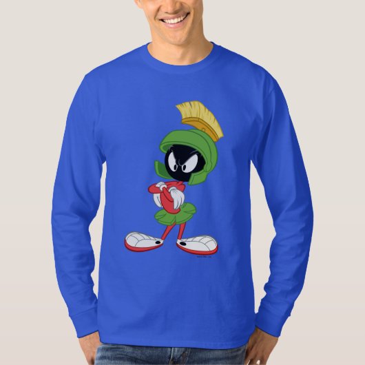 マーヴィン・ザ・火星™ |両腕を交差 Tシャツ (正面)