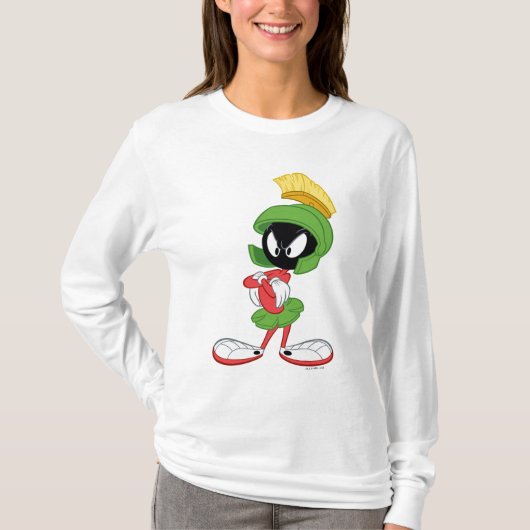 マーヴィン・ザ・火星™ |両腕を交差 Tシャツ (正面)