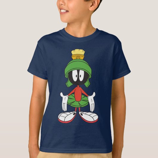 マーヴィン・ザ・火星™両腕を開く Tシャツ (正面)