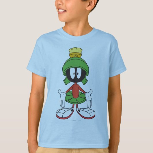 マーヴィン・ザ・火星™両腕を開く Tシャツ (正面)