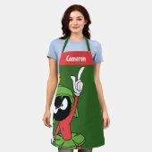 マーヴィン・ザ・火星™宣言 エプロン (着用した状態)