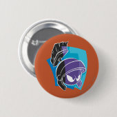 マーヴィン・ザ・火星™表現力14 缶バッジ (正面&裏面)