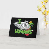 マーヴィン・ザ・火星™ Iレーザー人間 カード (黄色い花)