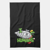 マーヴィン・ザ・火星™ Iレーザー人間 キッチンタオル (縦)