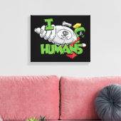 マーヴィン・ザ・火星™ Iレーザー人間 キャンバスプリント (インサイチュ (リビング))