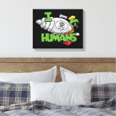 マーヴィン・ザ・火星™ Iレーザー人間 キャンバスプリント (インサイチュ (寝室))