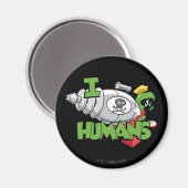 マーヴィン・ザ・火星™ Iレーザー人間 マグネット (正面/裏面)