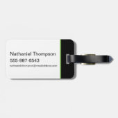 マーヴィン・ザ・火星™ Iレーザー人間 ラゲッジタグ (裏面横)