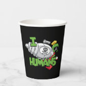 マーヴィン・ザ・火星™ Iレーザー人間 紙コップ (正面)