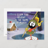 マーヴィン・マルティアン™ウィンターキャビン シーズンポストカード (正面/裏面)