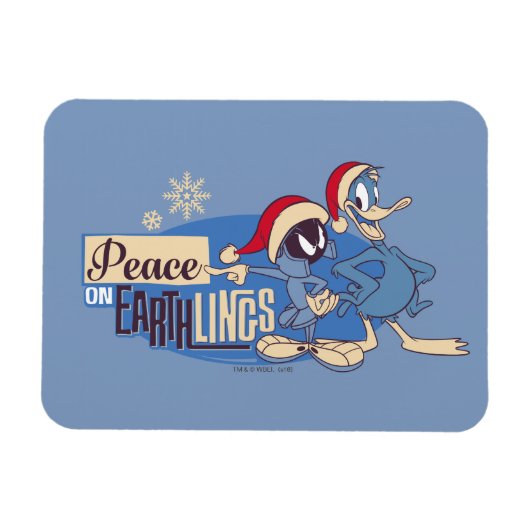 マーヴィンTHE MARTIAN™ – 地球の平和 マグネット (横)