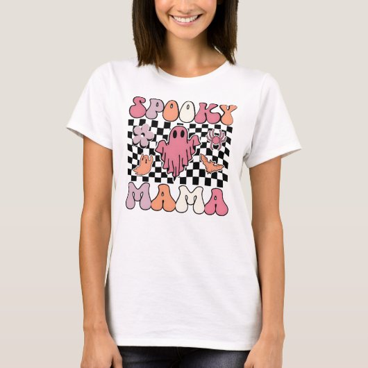 マ不気味マレトロハロウィーン | かわいいヴィンテージ Tシャツ (正面)