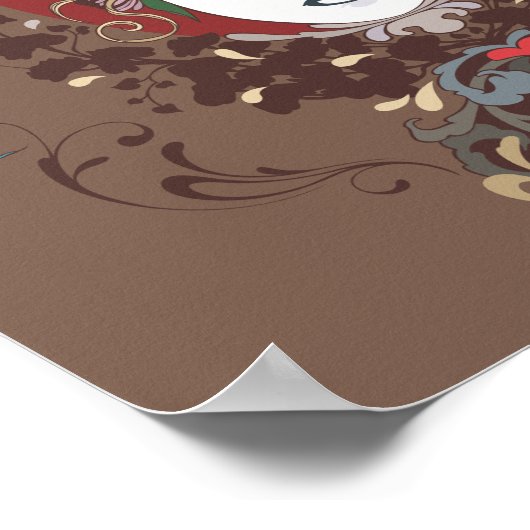 マ中国のスク ポスター (角)