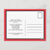 マ保スクを冷静に衣服する ポストカード (裏面)